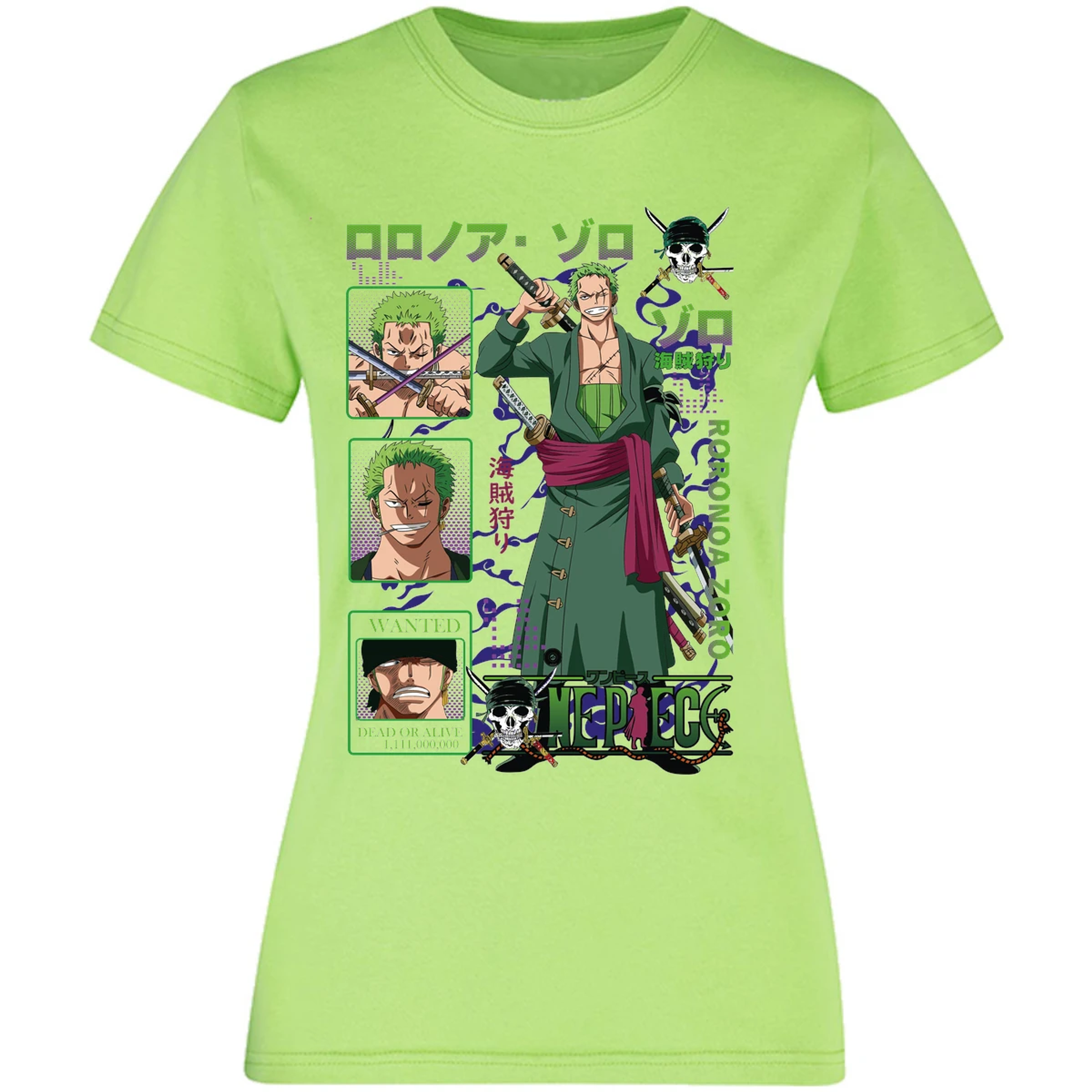 Blusa One Piece Zoro One Piece Blusa para Mujer 30