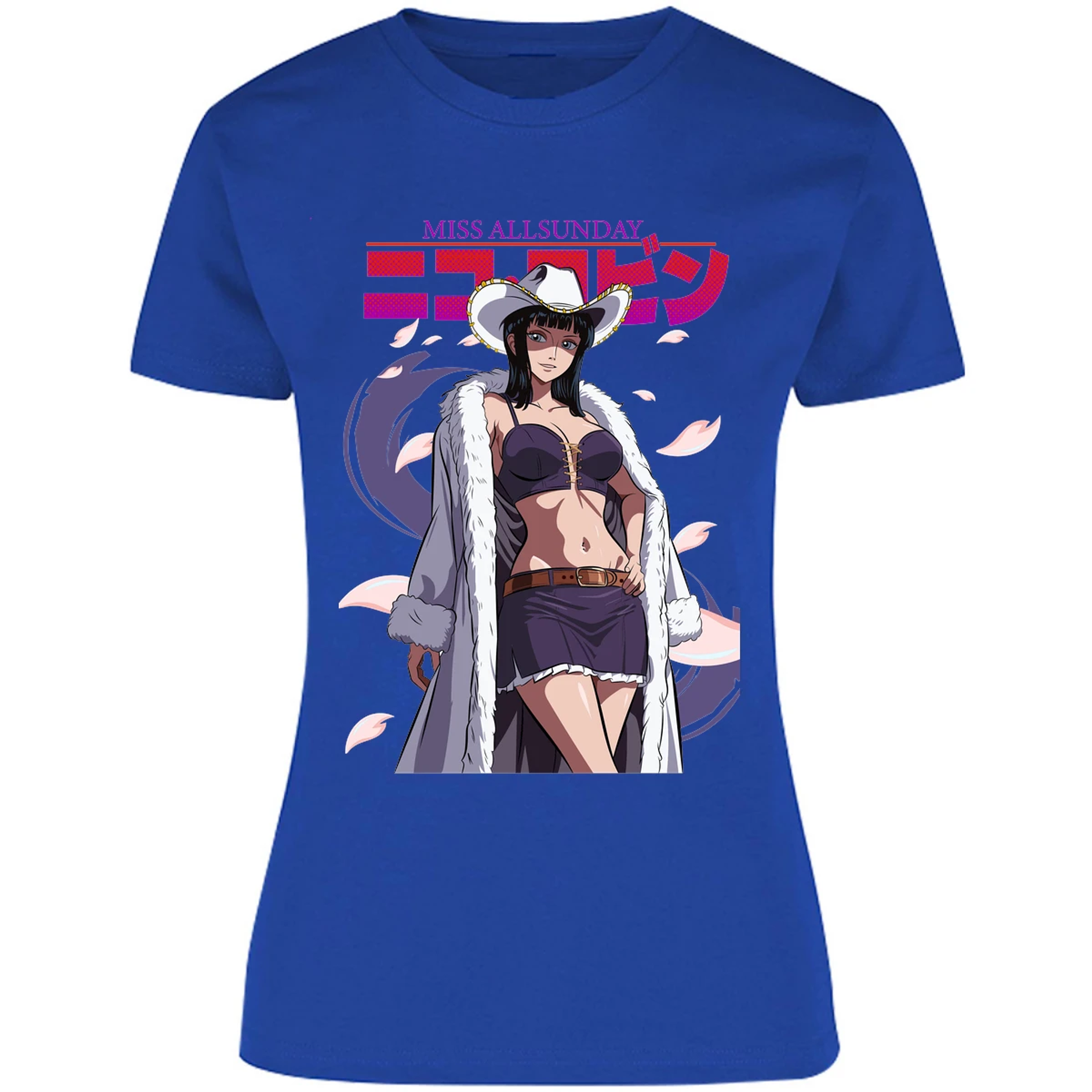 Blusa One Piece Nico Robin Anime Blusa para Mujer 15