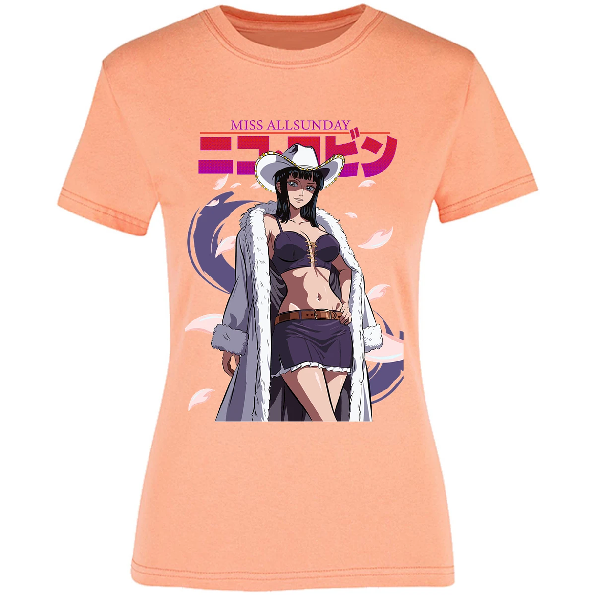 Blusa One Piece Nico Robin Anime Blusa para Mujer 18