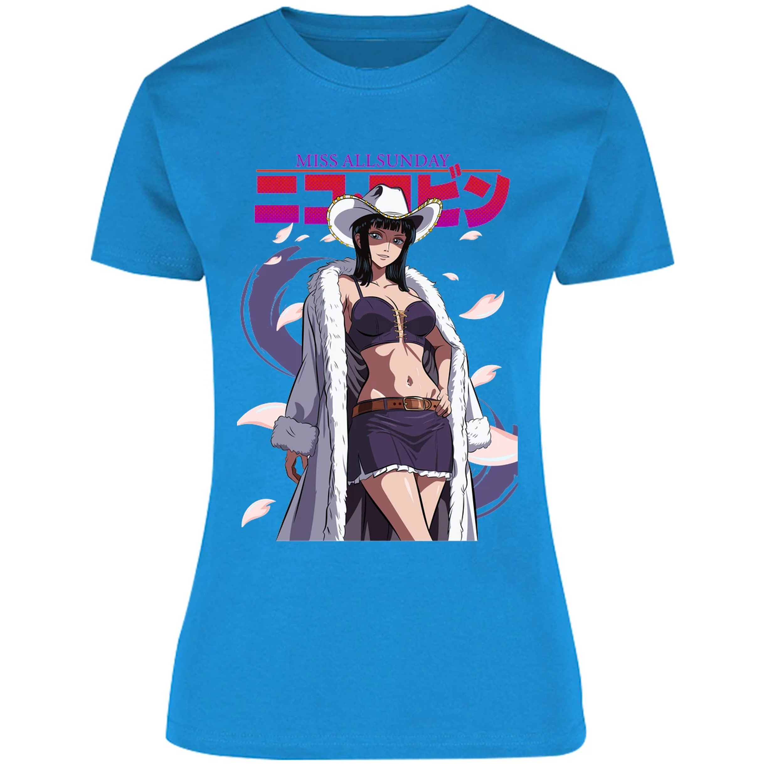 Blusa One Piece Nico Robin Anime Blusa para Mujer 24