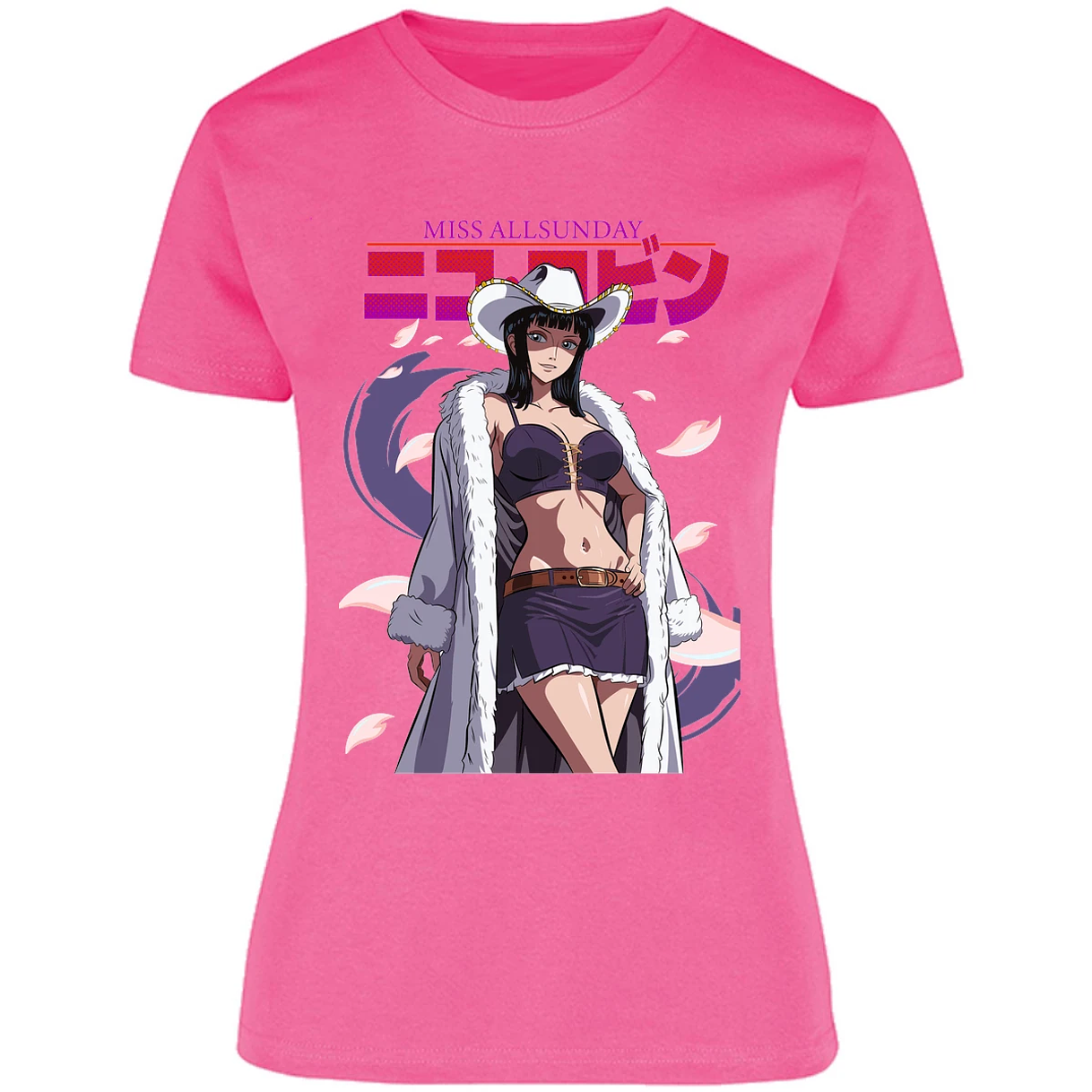 Blusa One Piece Nico Robin Anime Blusa para Mujer 30