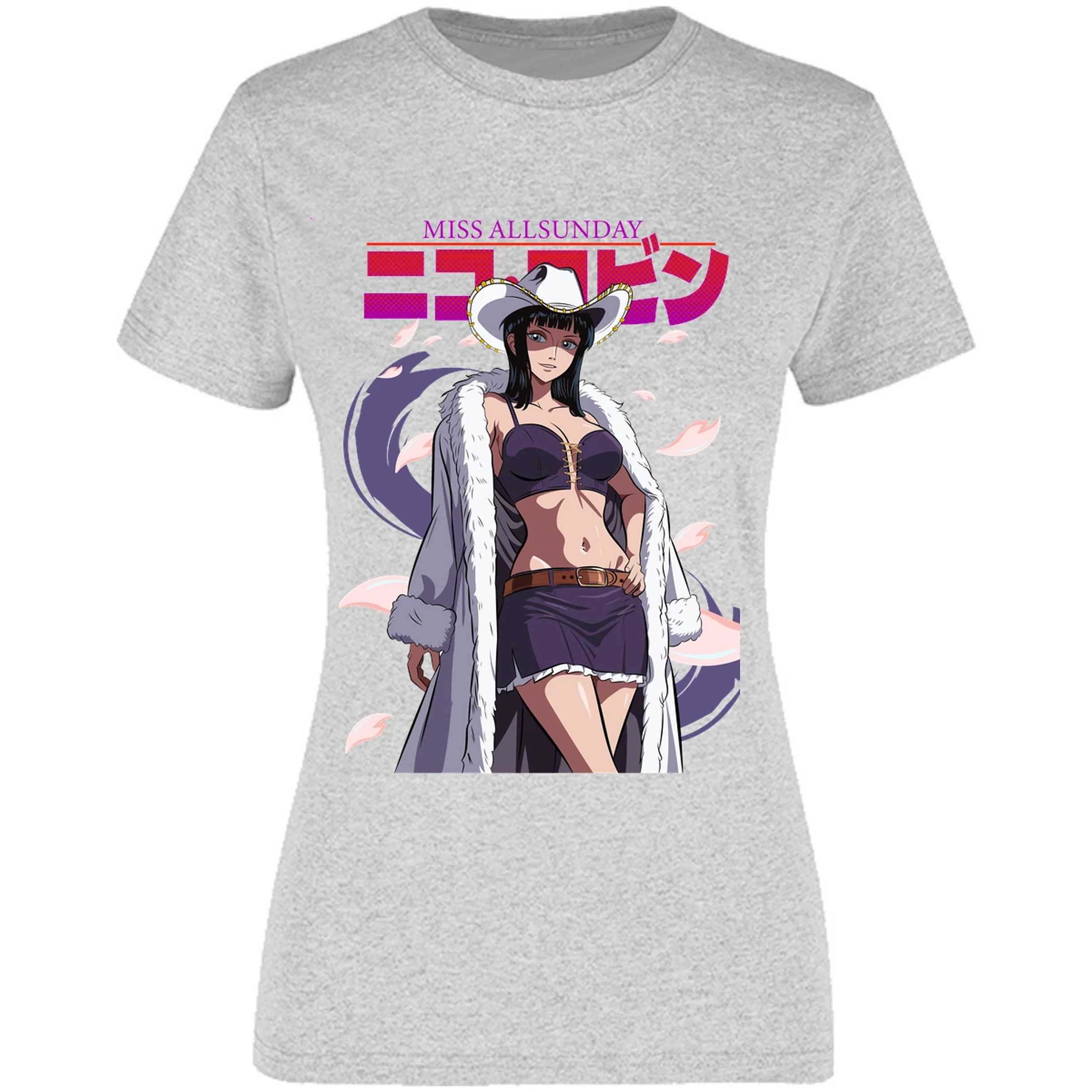 Blusa One Piece Nico Robin Anime Blusa para Mujer 33