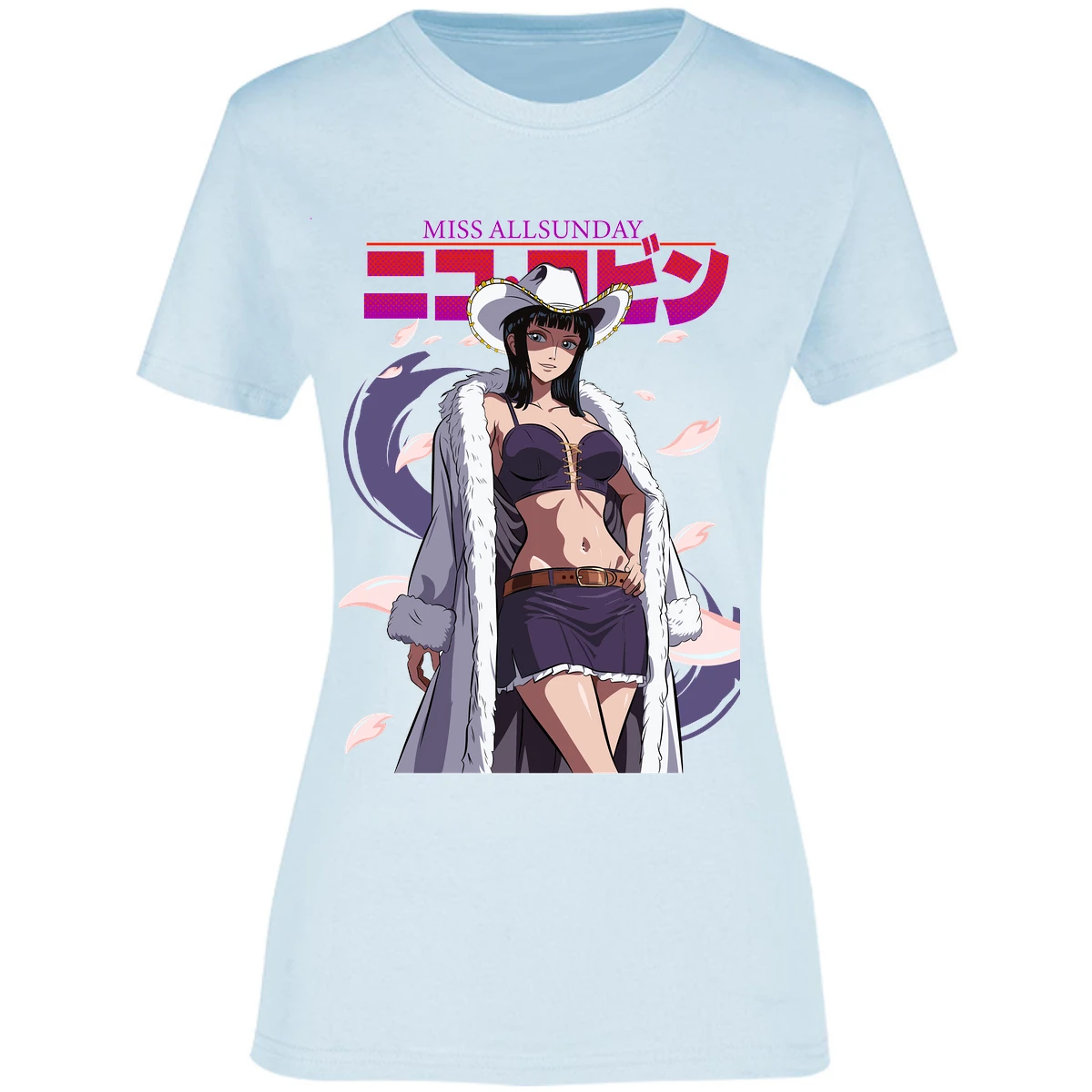 Blusa One Piece Nico Robin Anime Blusa para Mujer 36