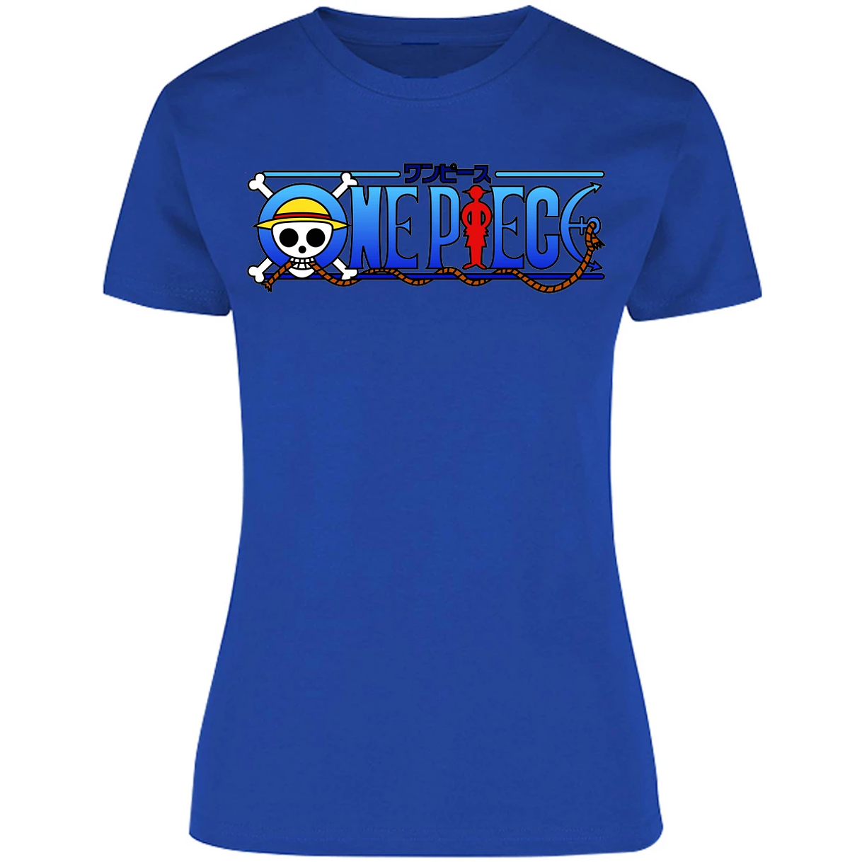 Blusa One Piece Luffy Y Barba Negra 2 Blusa para Mujer 2