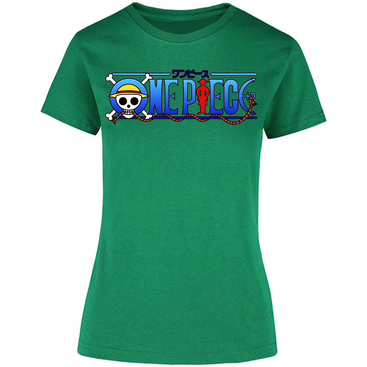 Blusa One Piece Luffy Y Barba Negra 2 Blusa para Mujer 6