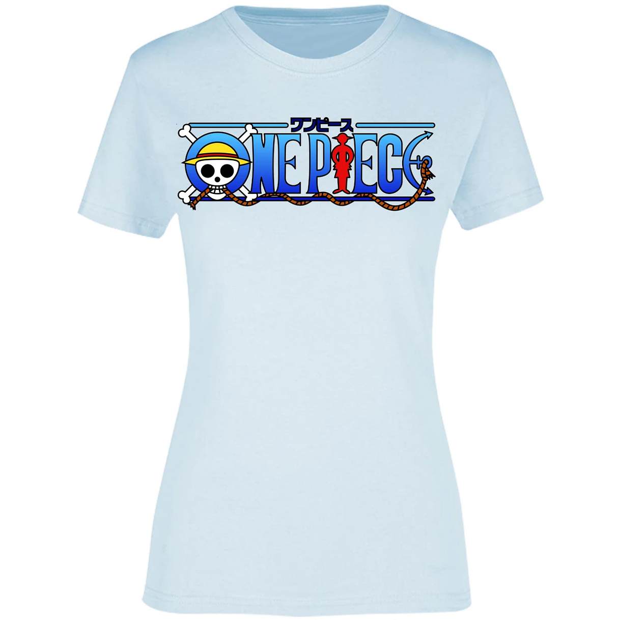 Blusa One Piece Luffy Y Barba Negra 2 Blusa para Mujer 8