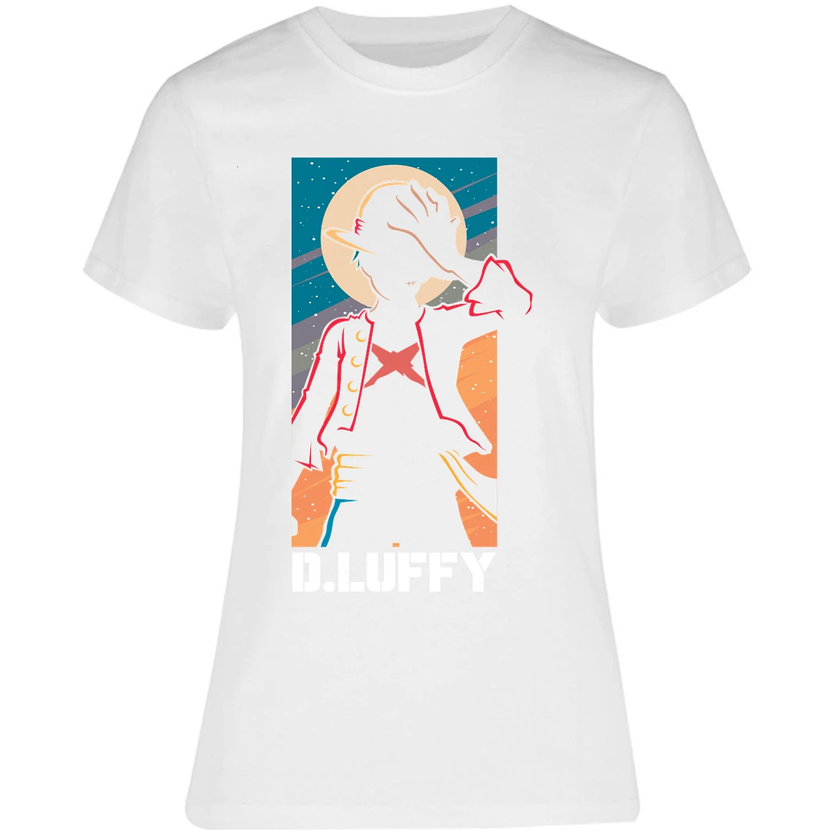 Blusa One Piece Anime Luffy Silueta Blusa para Mujer 16