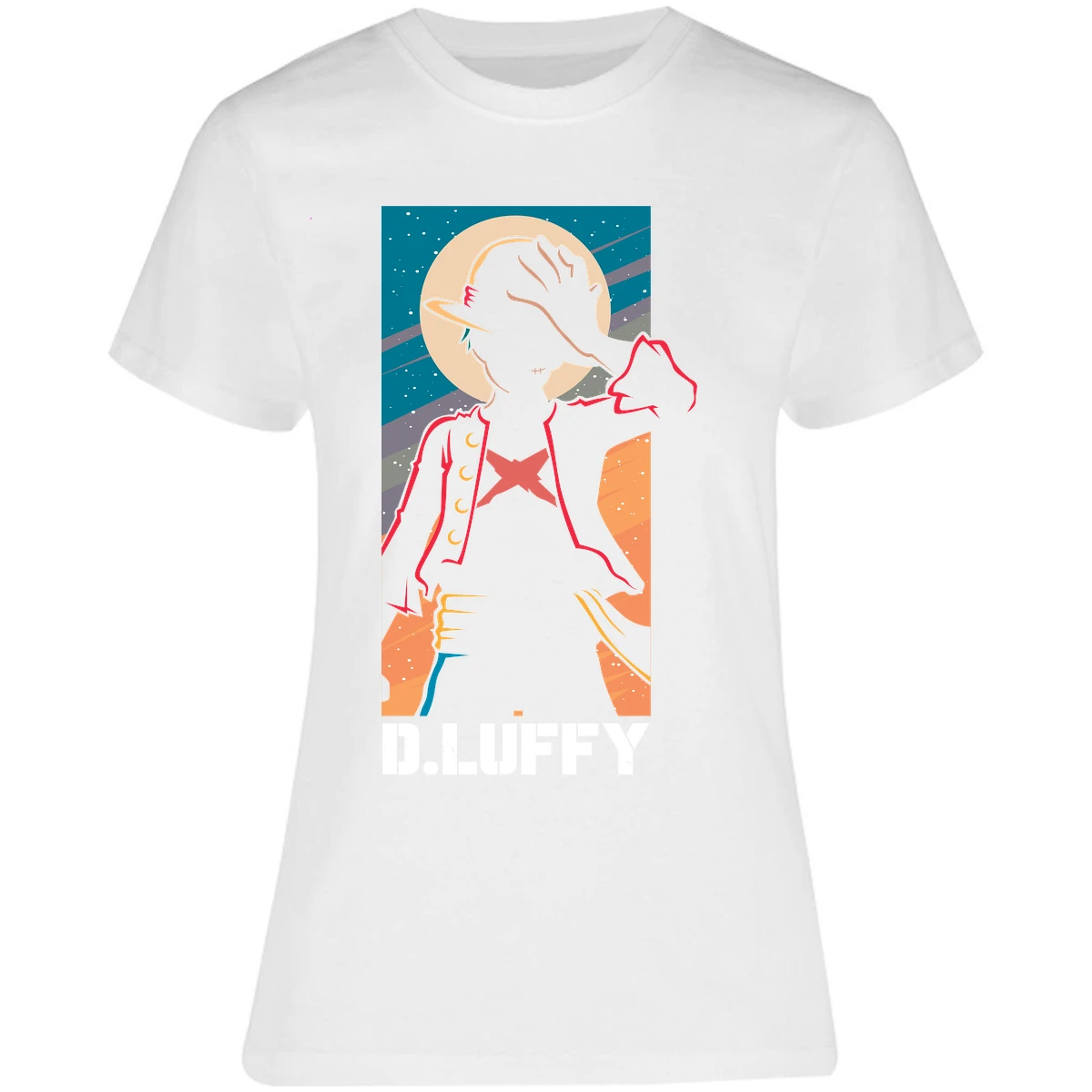 Blusa One Piece Anime Luffy Silueta Blusa para Mujer 16