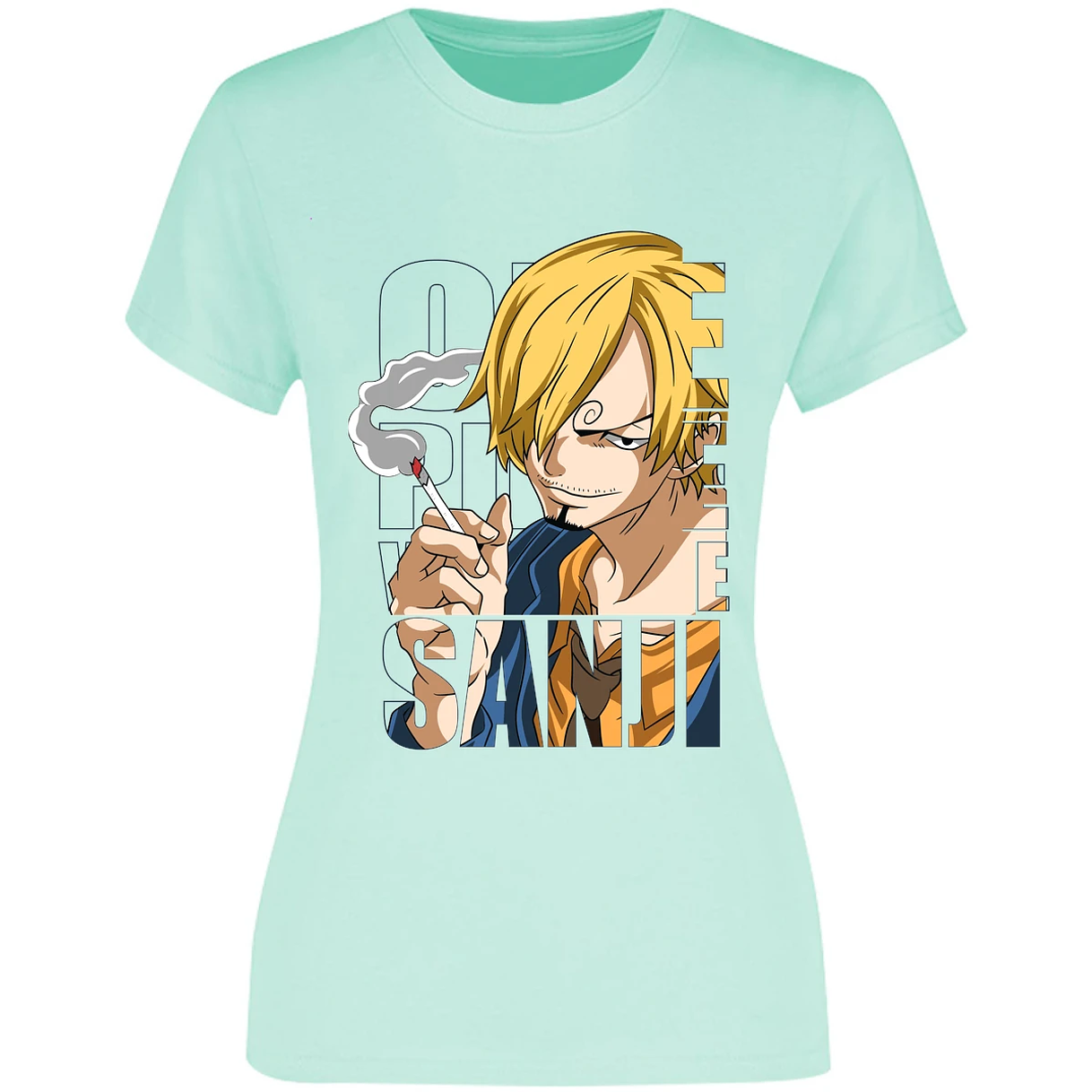 Blusa One Piece Sanji 2 Blusa para Mujer 4