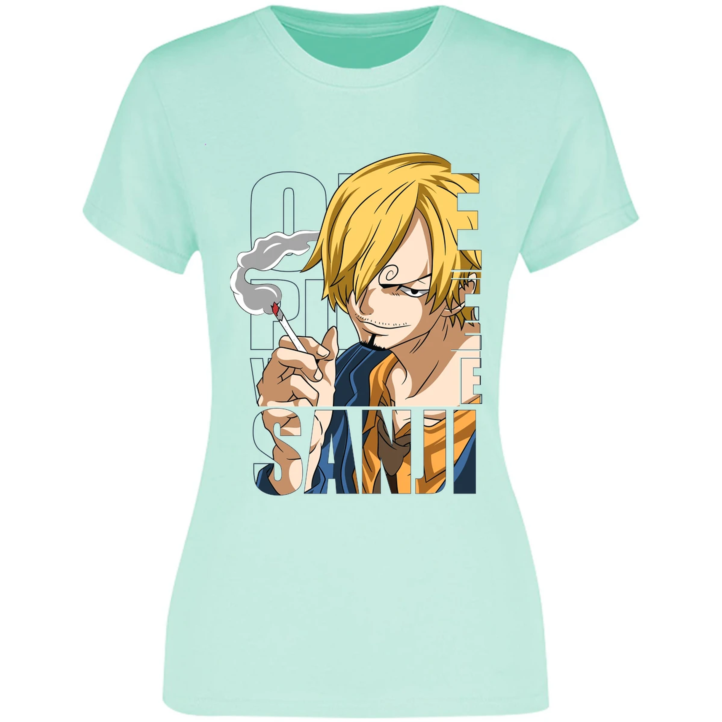 Blusa One Piece Sanji 2 Blusa para Mujer 4