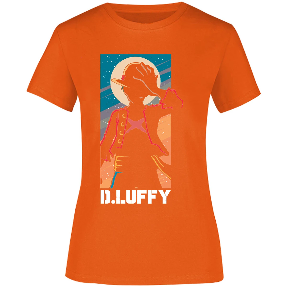 Blusa One Piece Anime Luffy Silueta Blusa para Mujer 4
