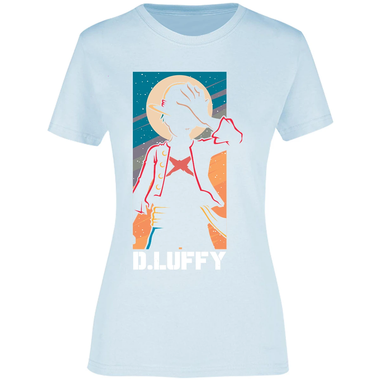 Blusa One Piece Anime Luffy Silueta Blusa para Mujer 6