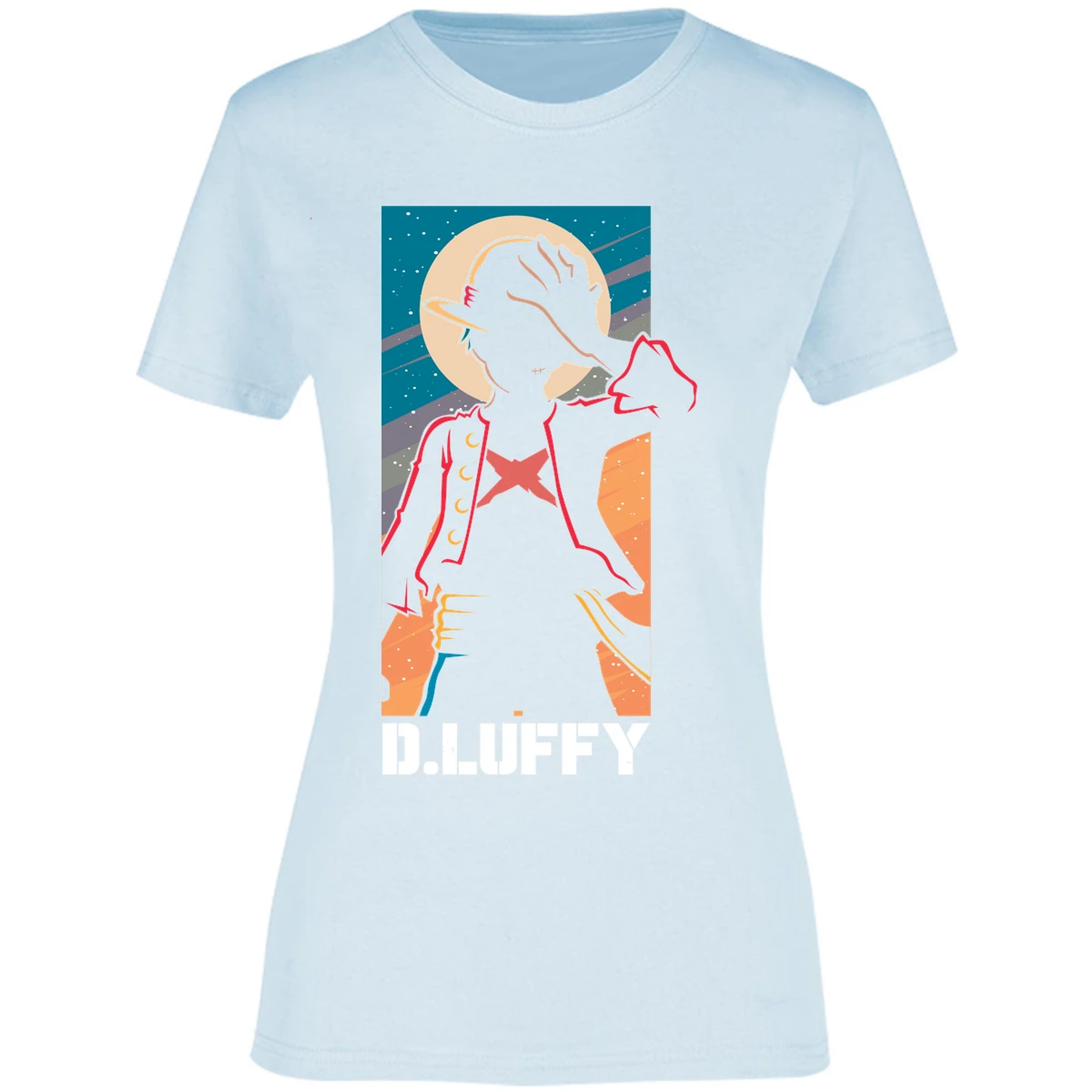 Blusa One Piece Anime Luffy Silueta Blusa para Mujer 6