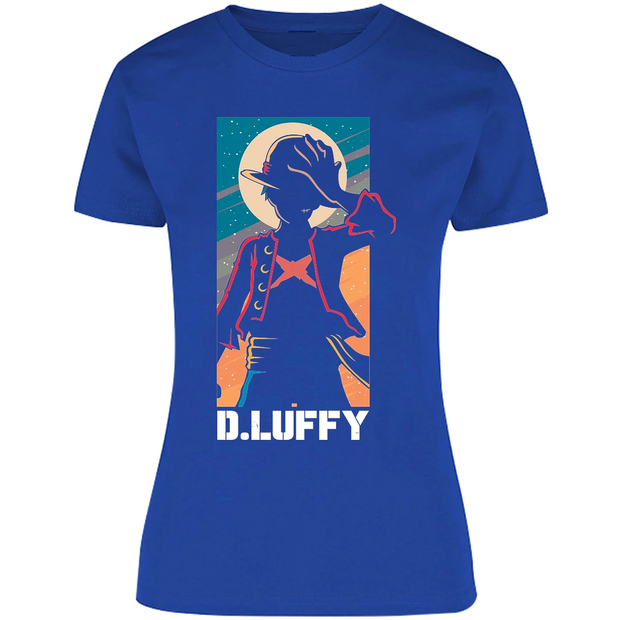 Blusa One Piece Anime Luffy Silueta Blusa para Mujer 7