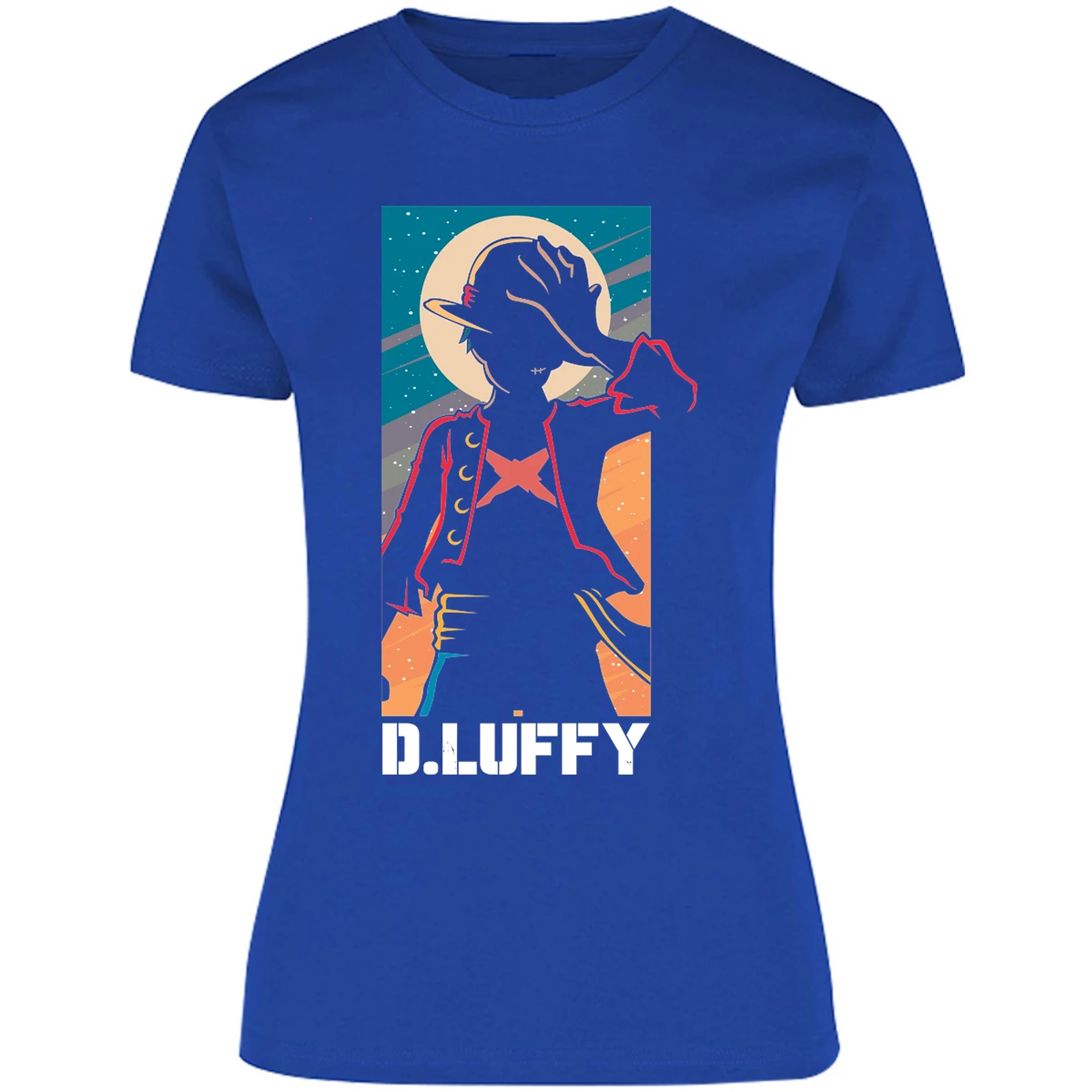 Blusa One Piece Anime Luffy Silueta Blusa para Mujer 7