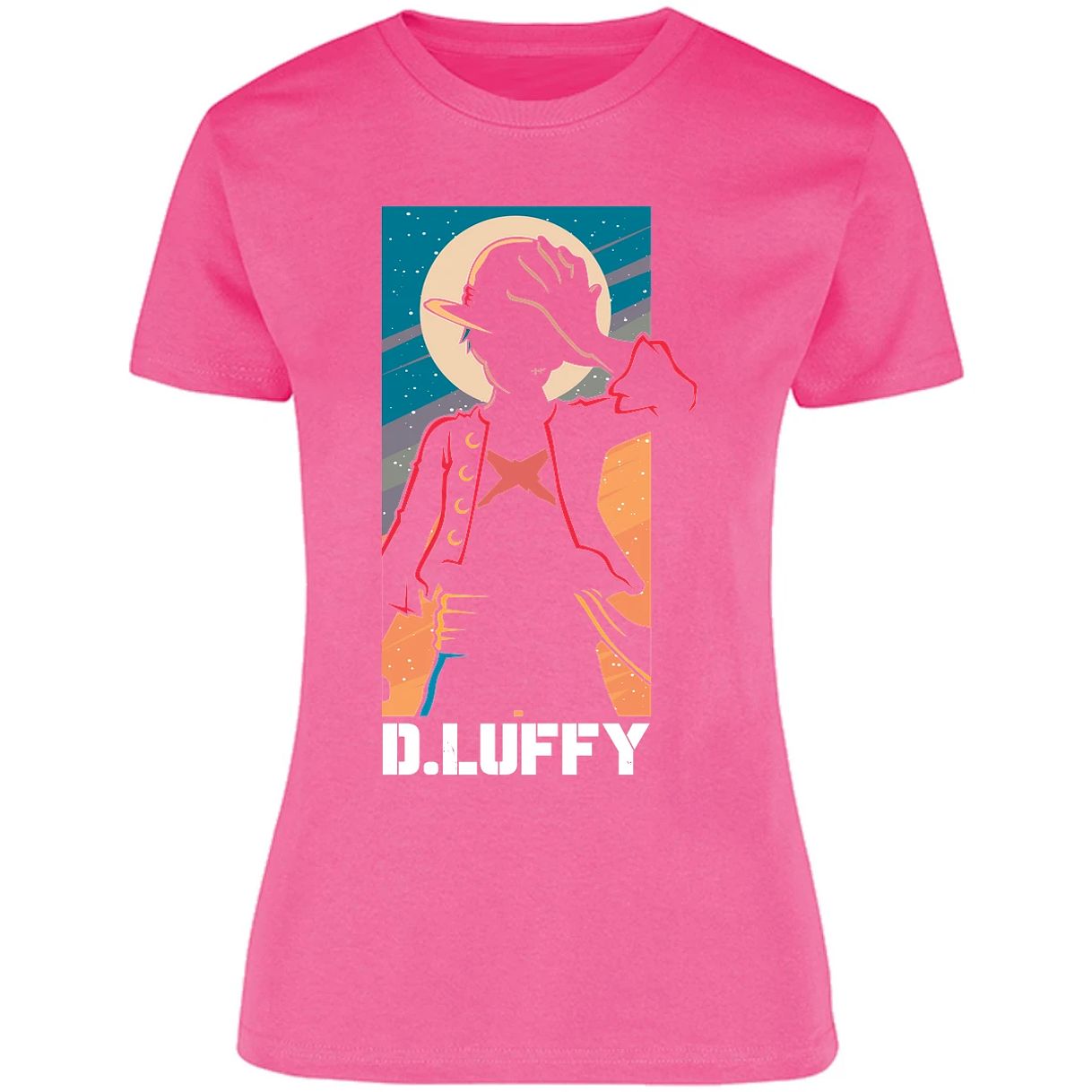 Blusa One Piece Anime Luffy Silueta Blusa para Mujer 8