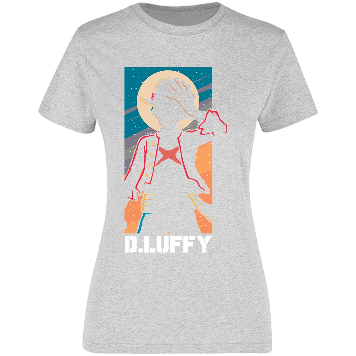 Blusa One Piece Anime Luffy Silueta Blusa para Mujer 11