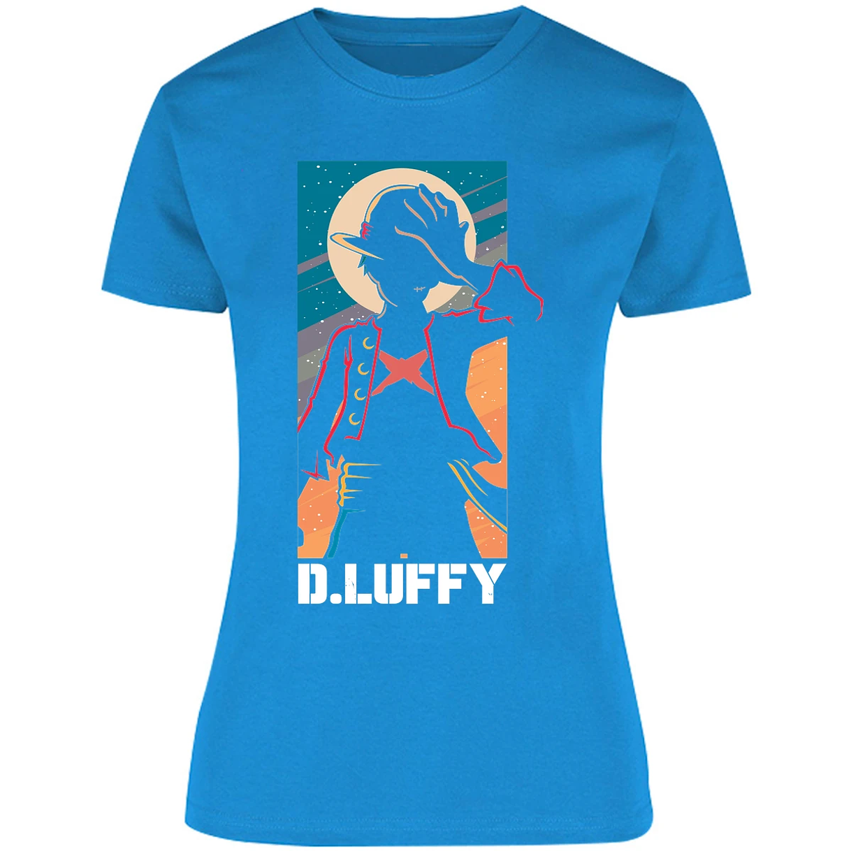 Blusa One Piece Anime Luffy Silueta Blusa para Mujer 12