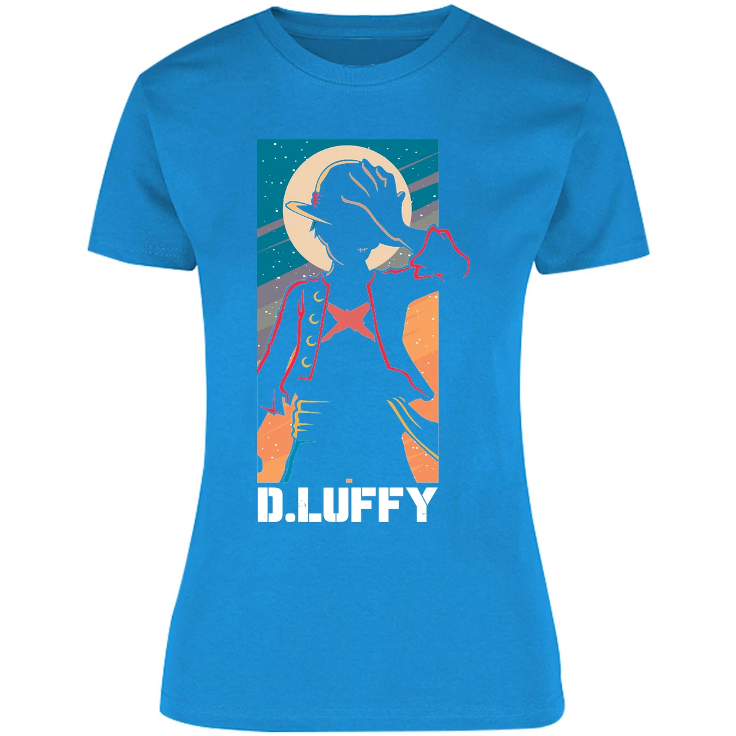 Blusa One Piece Anime Luffy Silueta Blusa para Mujer 12