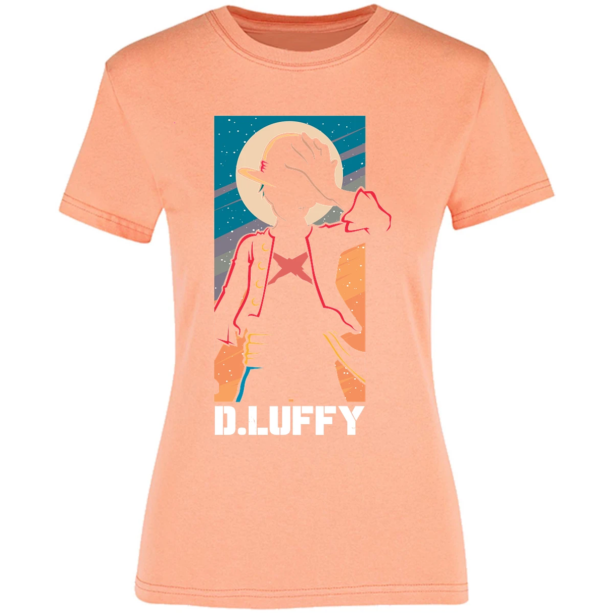 Blusa One Piece Anime Luffy Silueta Blusa para Mujer 13