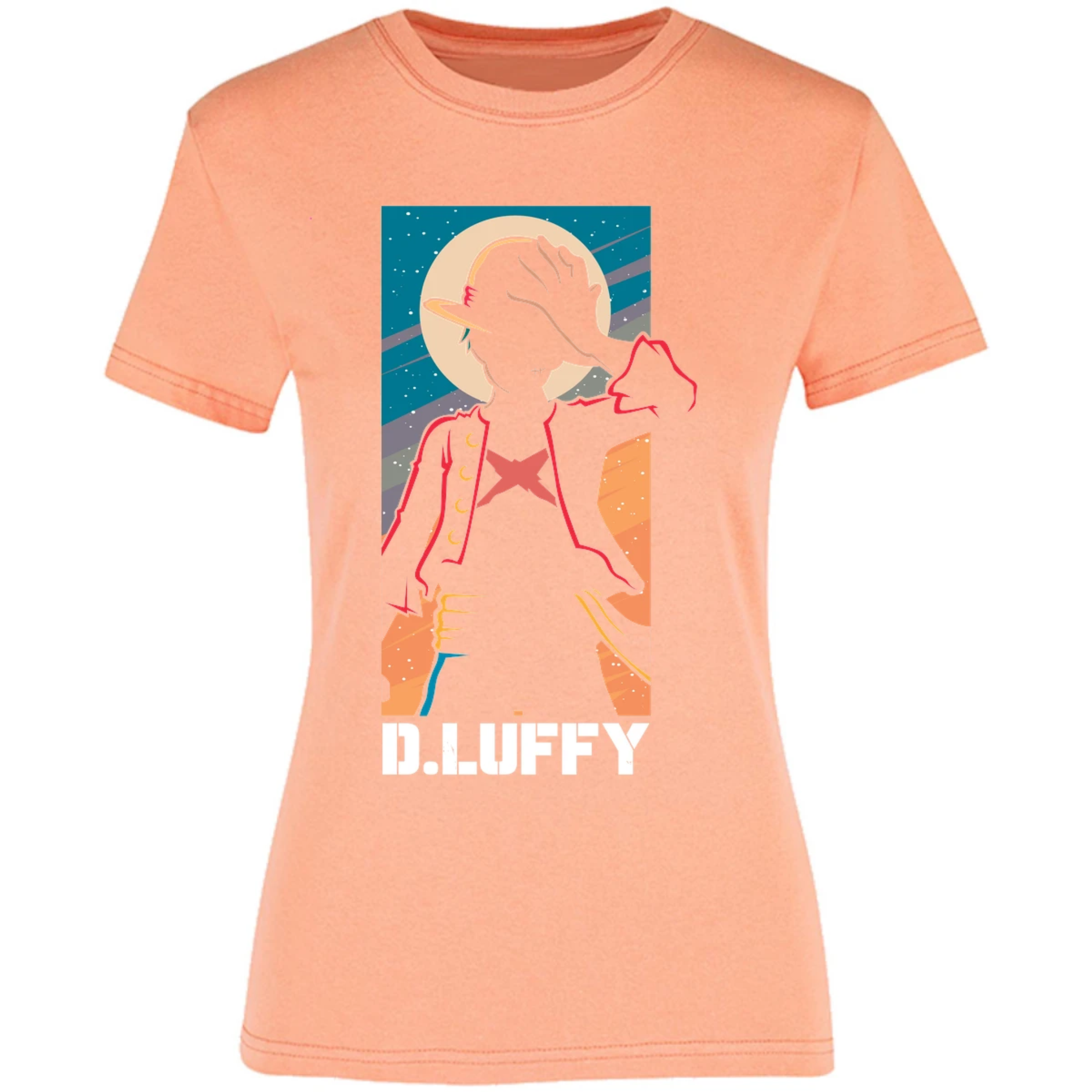 Blusa One Piece Anime Luffy Silueta Blusa para Mujer 13