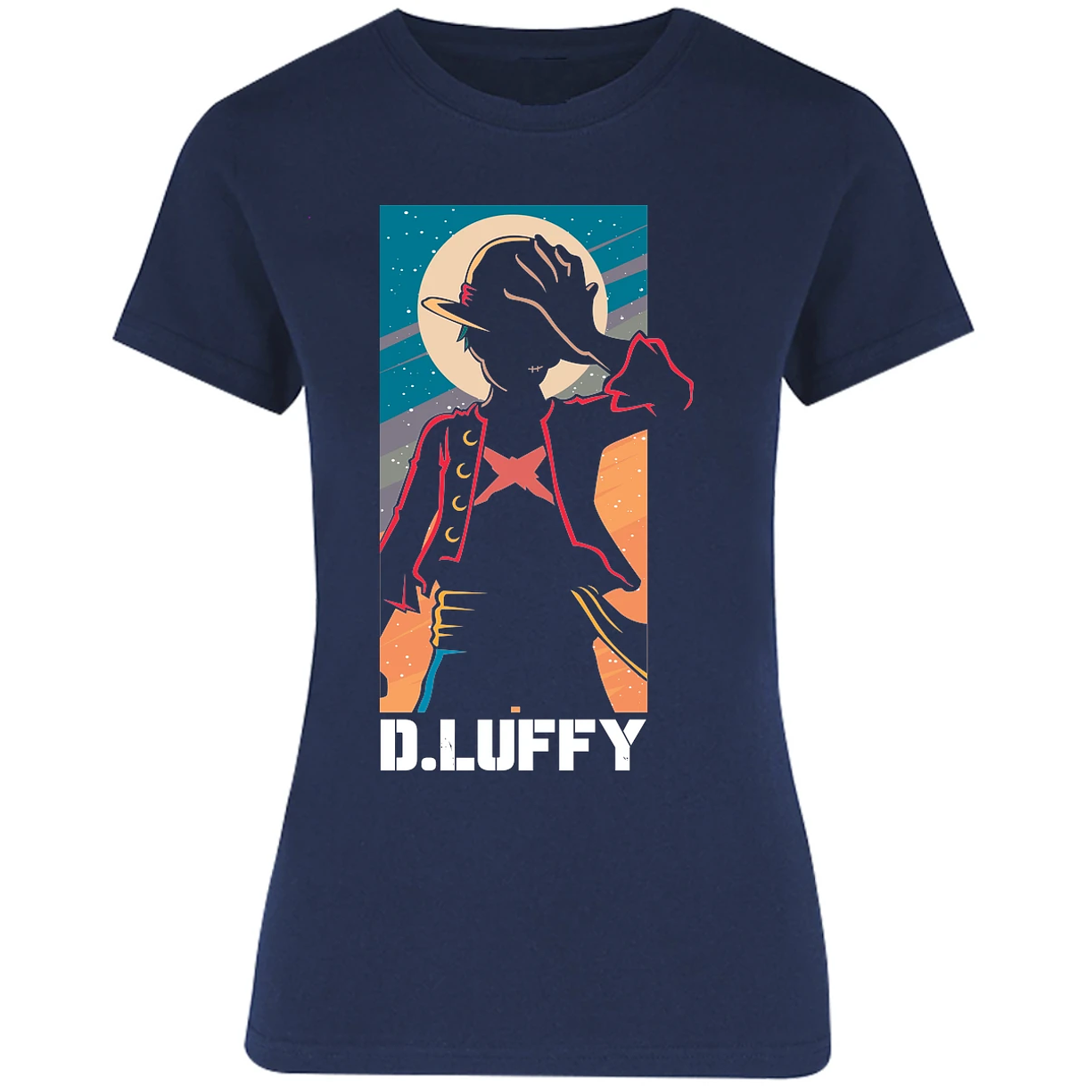 Blusa One Piece Anime Luffy Silueta Blusa para Mujer 17