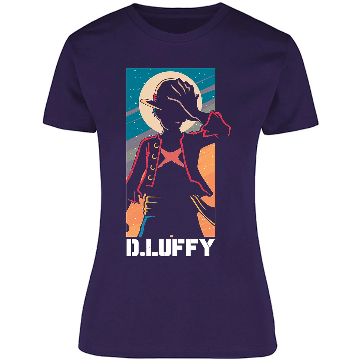 Blusa One Piece Anime Luffy Silueta Blusa para Mujer 18