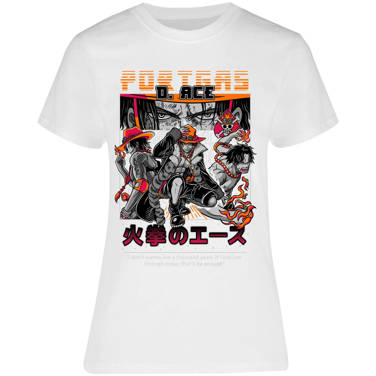 Blusa One Piece Portgas Blusa para Mujer 1