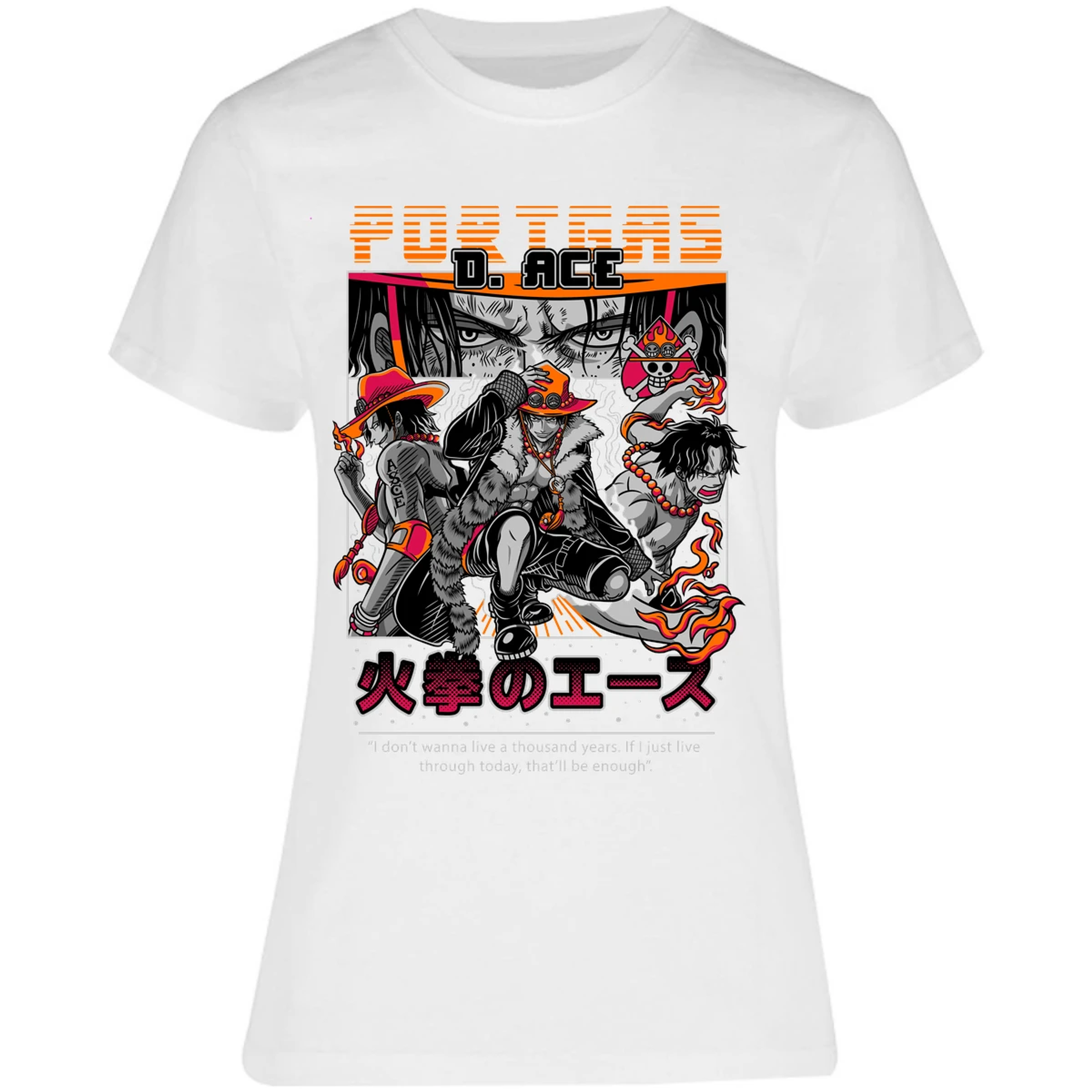 Blusa One Piece Portgas Blusa para Mujer 1