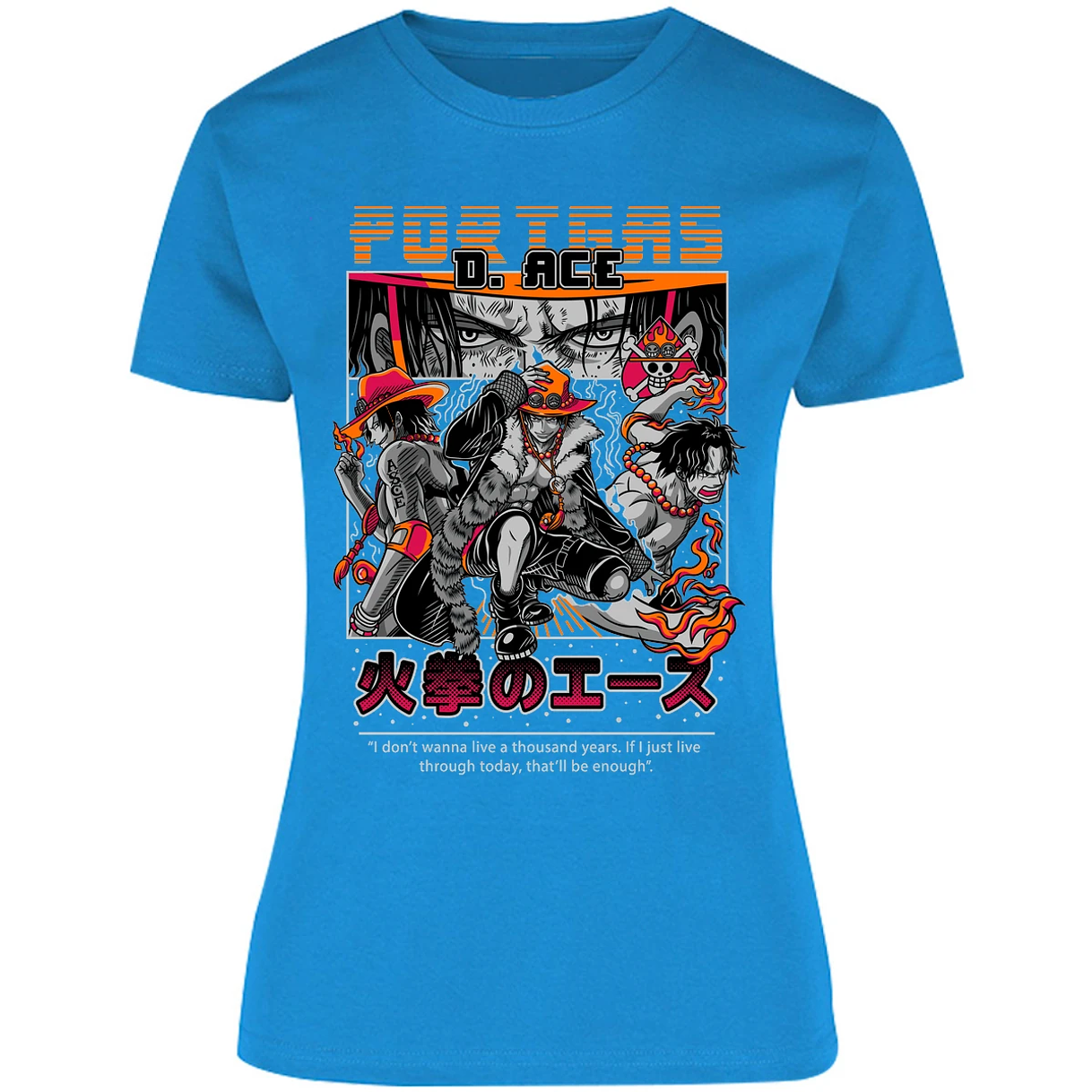 Blusa One Piece Portgas Blusa para Mujer 9