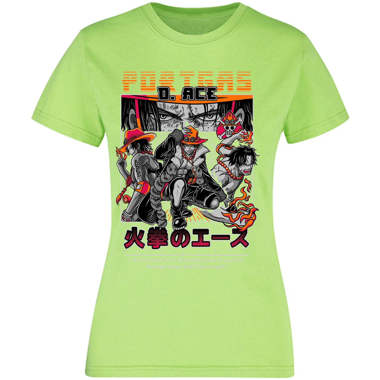 Blusa One Piece Portgas Blusa para Mujer 13