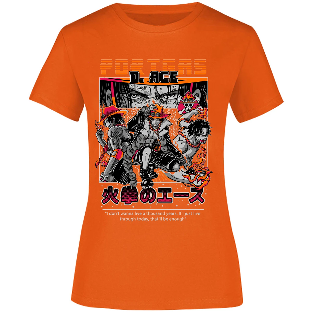 Blusa One Piece Portgas Blusa para Mujer 17