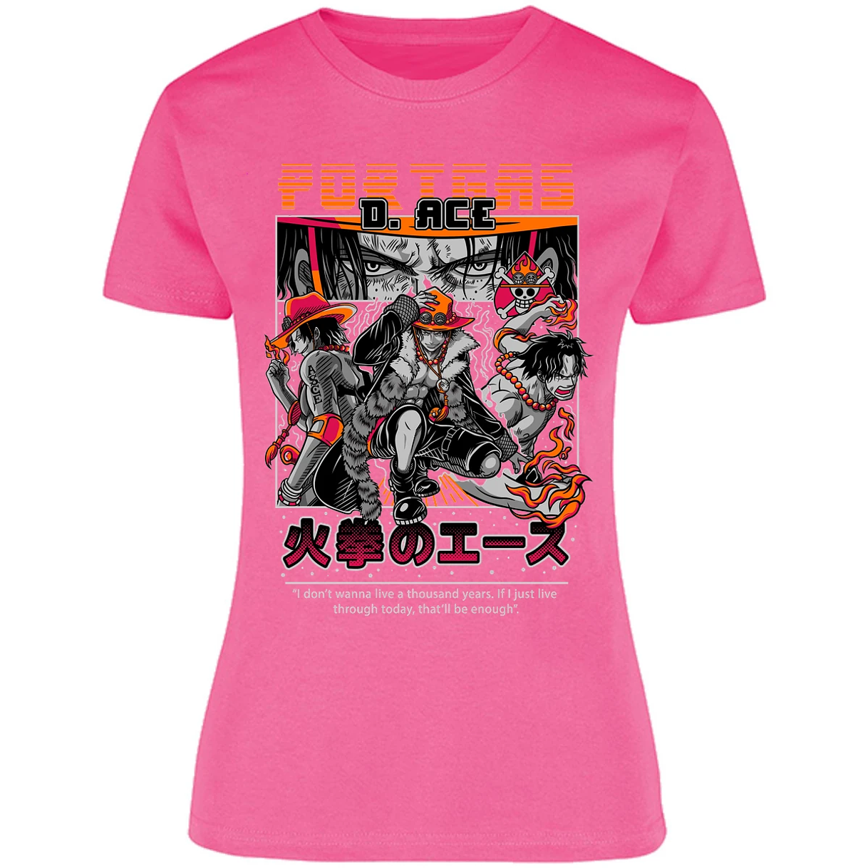 Blusa One Piece Portgas Blusa para Mujer 19