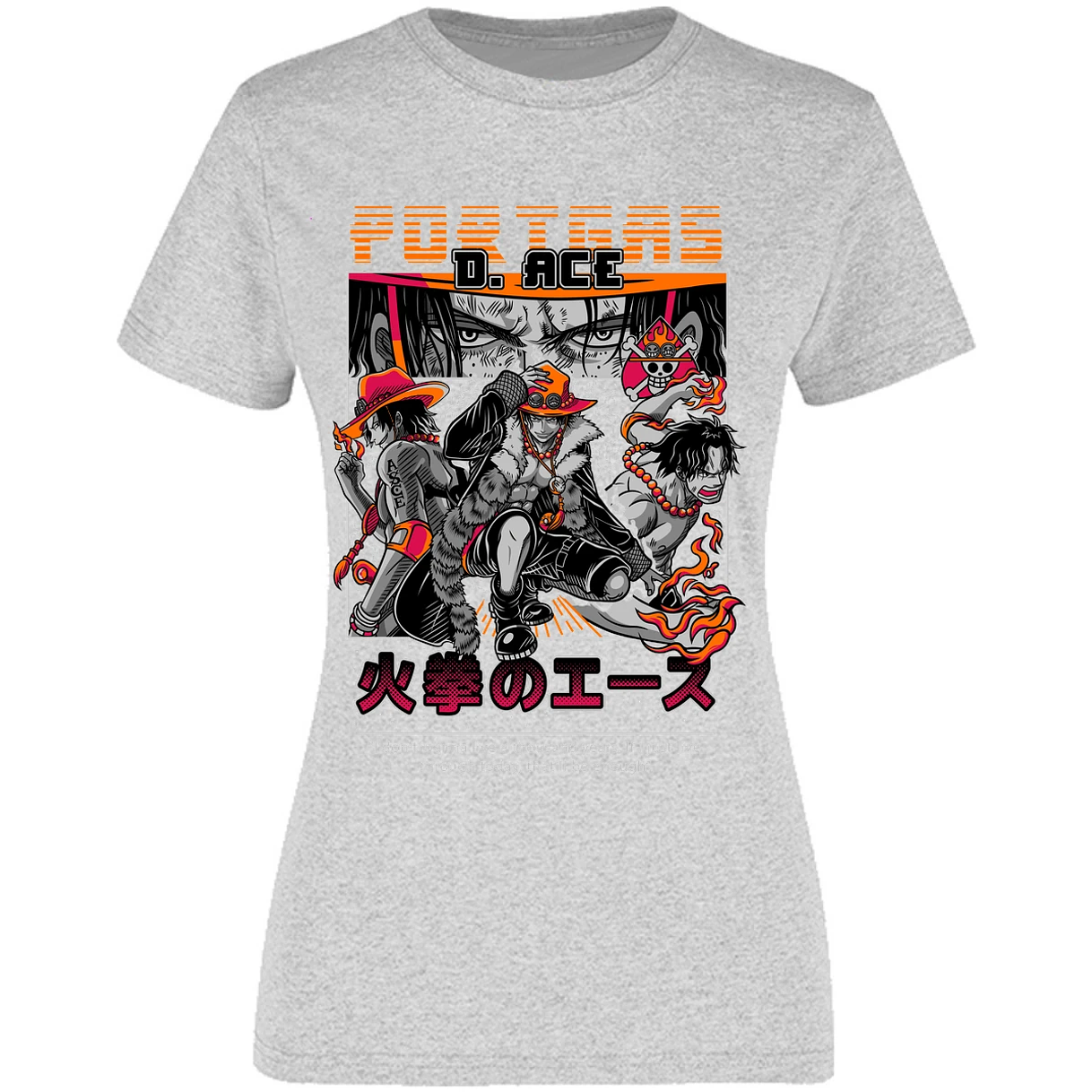 Blusa One Piece Portgas Blusa para Mujer 20