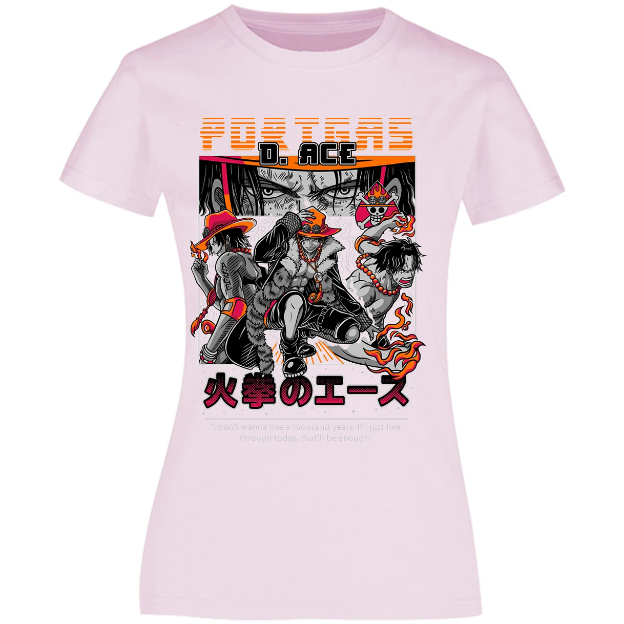 Blusa One Piece Portgas Blusa para Mujer 30