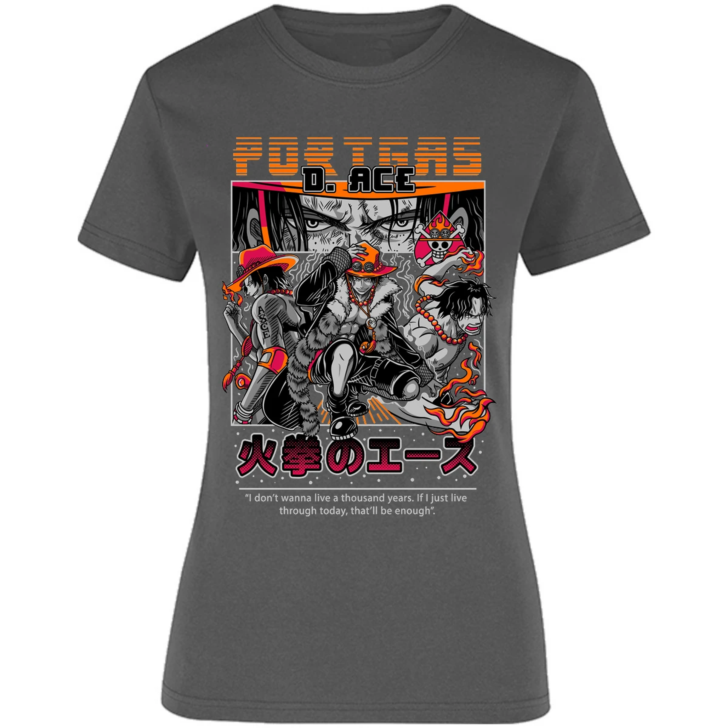 Blusa One Piece Portgas Blusa para Mujer 32