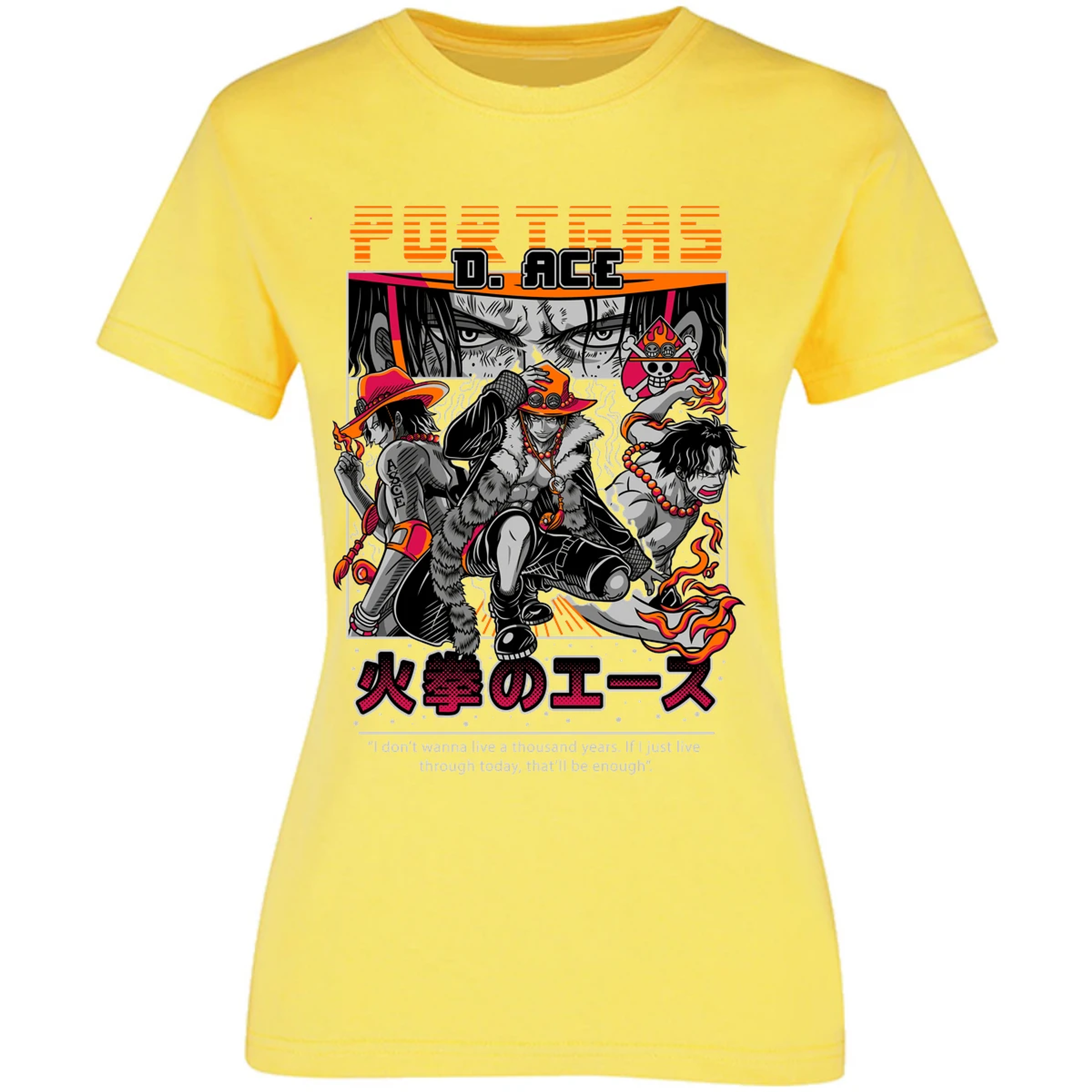 Blusa One Piece Portgas Blusa para Mujer 34