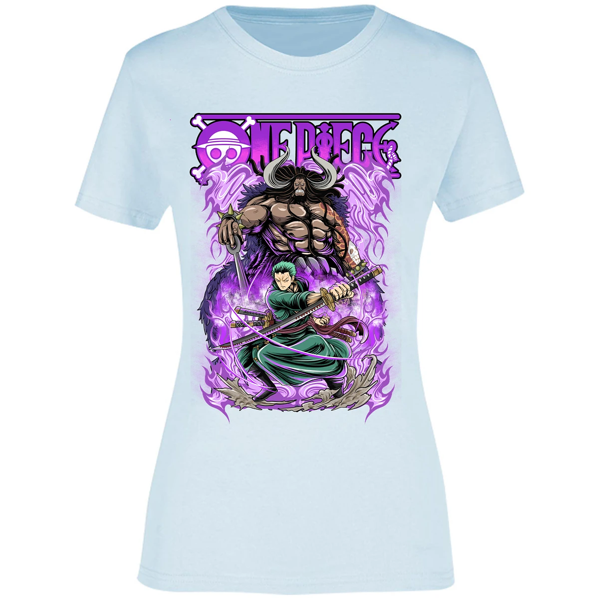 Blusa One Piece Kaido Vs Zoro Blusa para Mujer 13