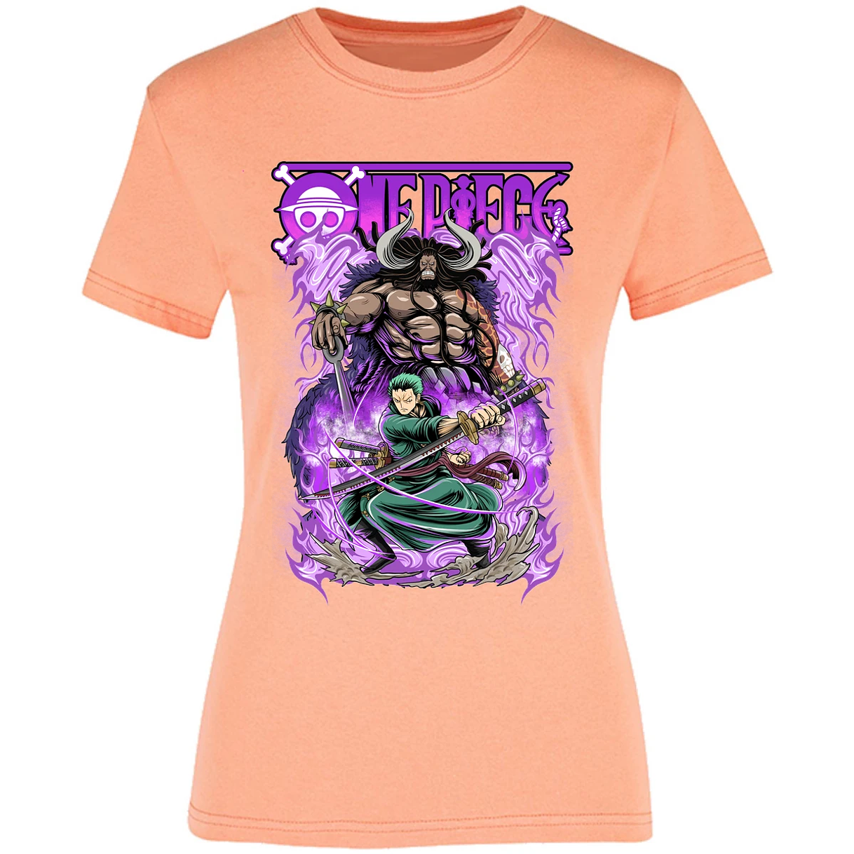 Blusa One Piece Kaido Vs Zoro Blusa para Mujer 14