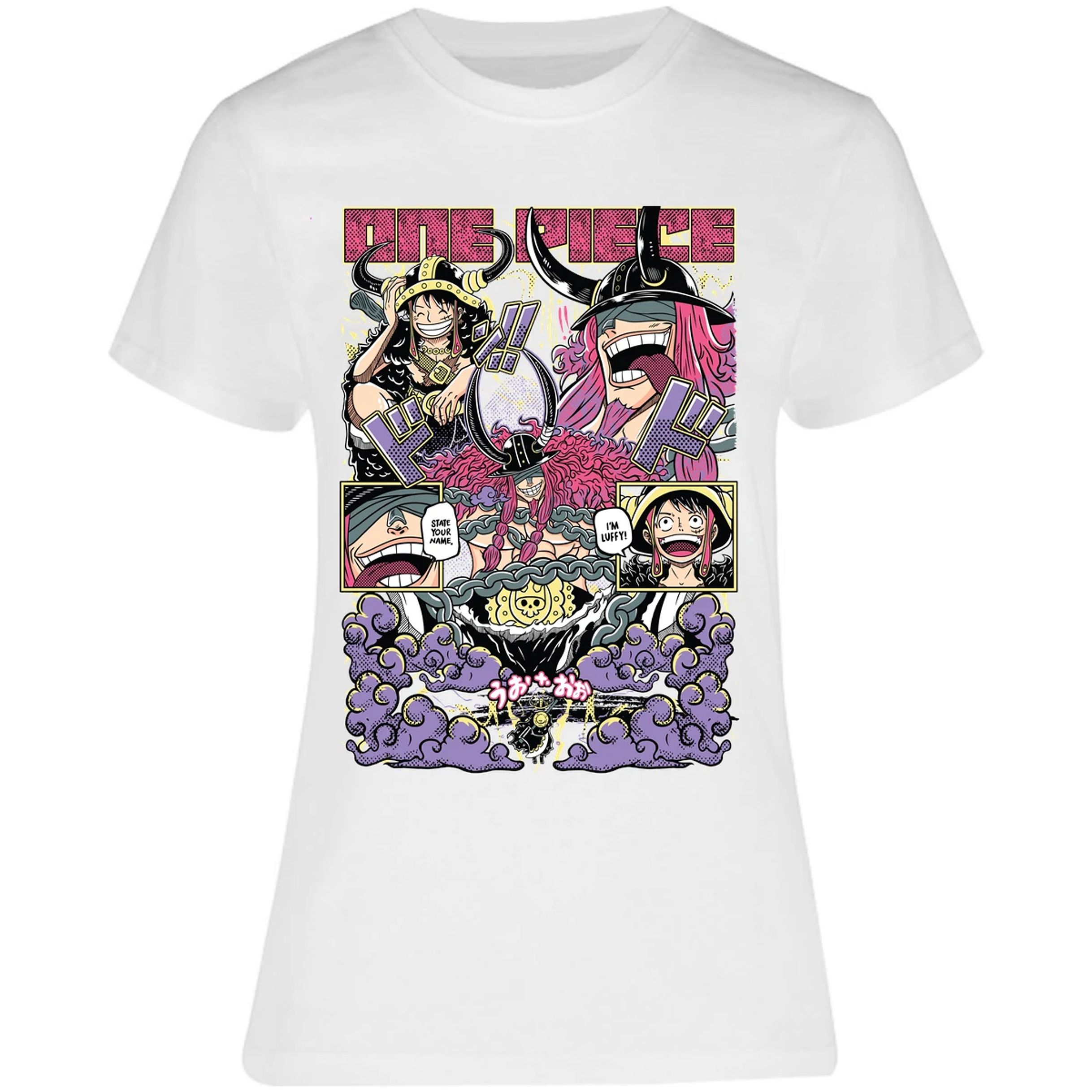 Blusa One Piece Luffy Loki Blusa para Mujer 4