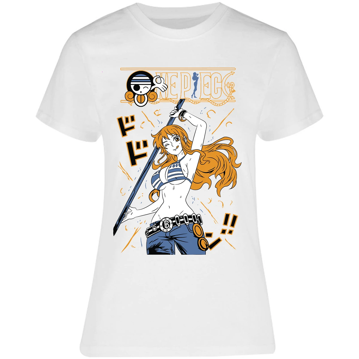 Blusa One Piece Nami Basic Blusa para Mujer 33