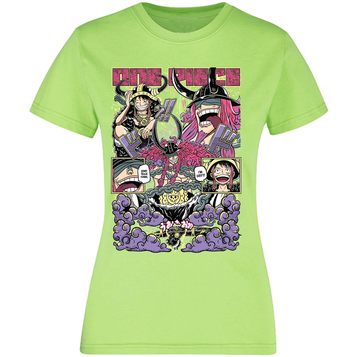Blusa One Piece Luffy Loki Blusa para Mujer 15