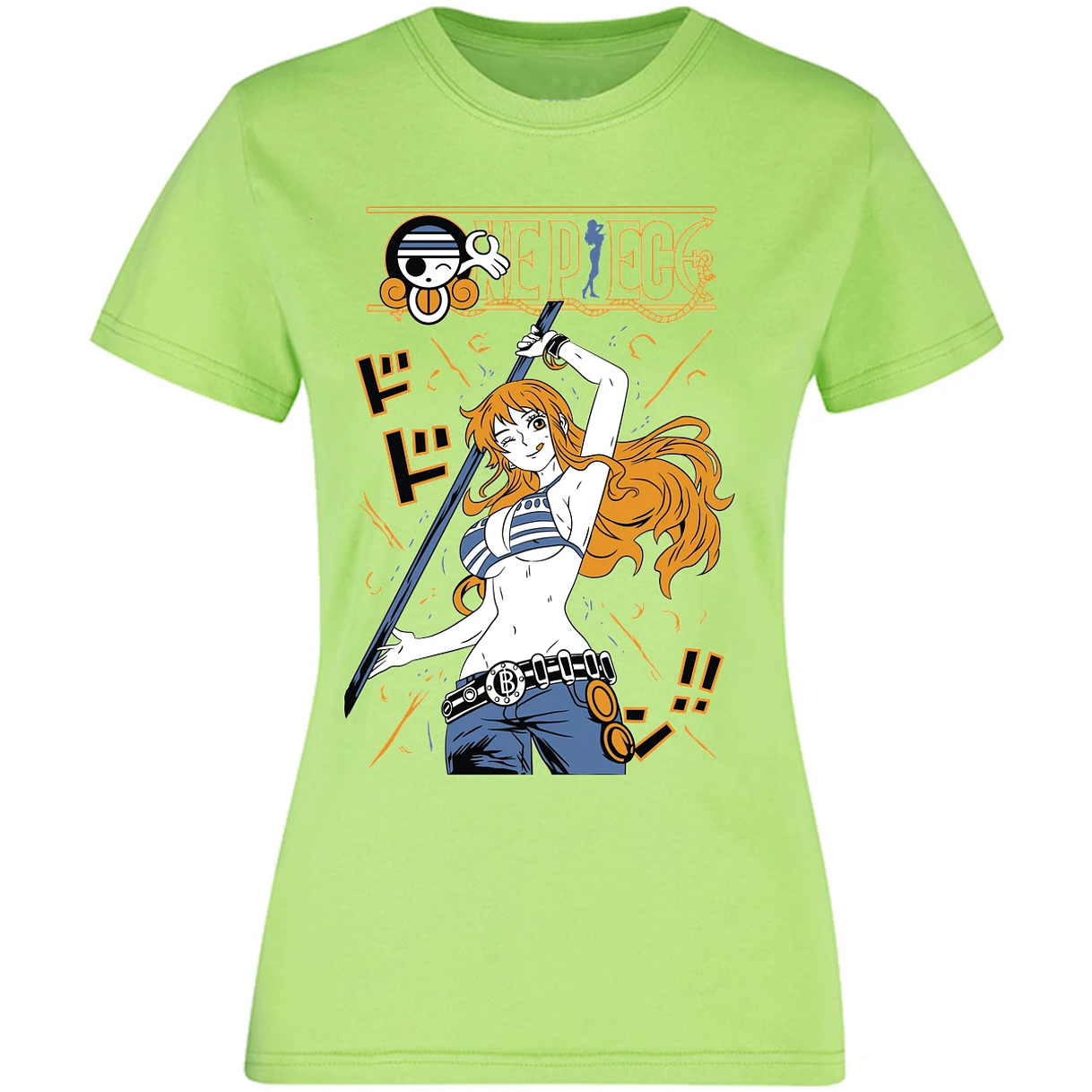 Blusa One Piece Nami Basic Blusa para Mujer 20