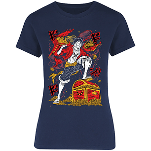 Blusa One Piece Luffy Tesoro Anime Blusa para Mujer