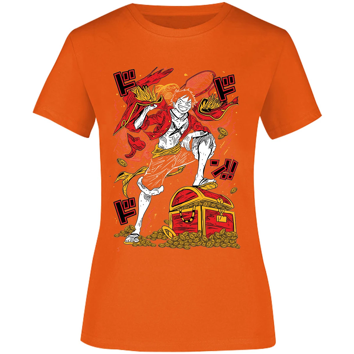 Blusa One Piece Luffy Tesoro Anime Blusa para Mujer 12