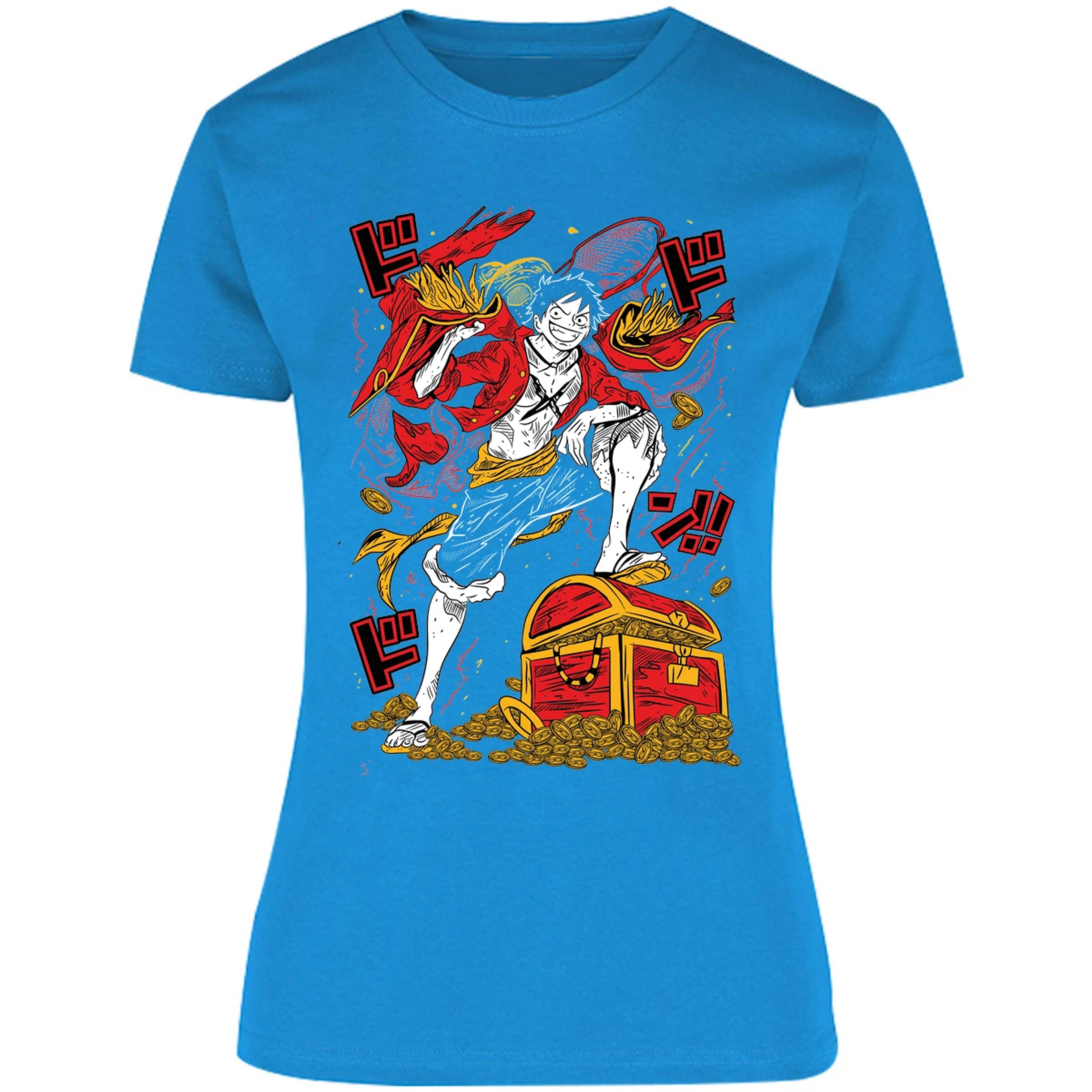 Blusa One Piece Luffy Tesoro Anime Blusa para Mujer 18