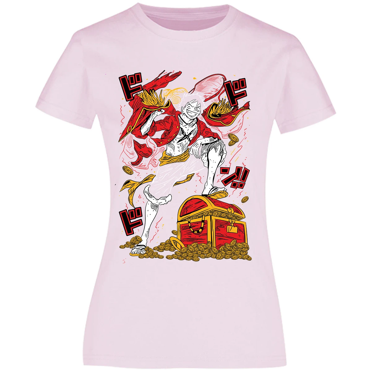 Blusa One Piece Luffy Tesoro Anime Blusa para Mujer 28