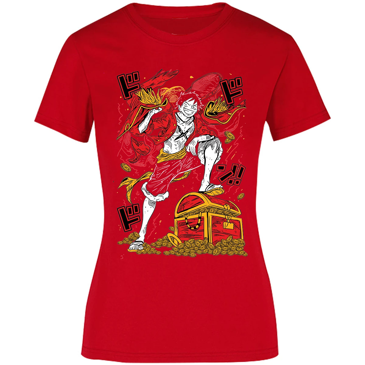 Blusa One Piece Luffy Tesoro Anime Blusa para Mujer 30