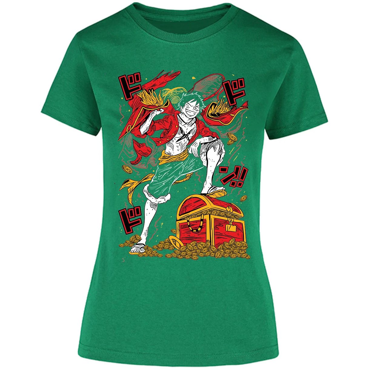 Blusa One Piece Luffy Tesoro Anime Blusa para Mujer 32