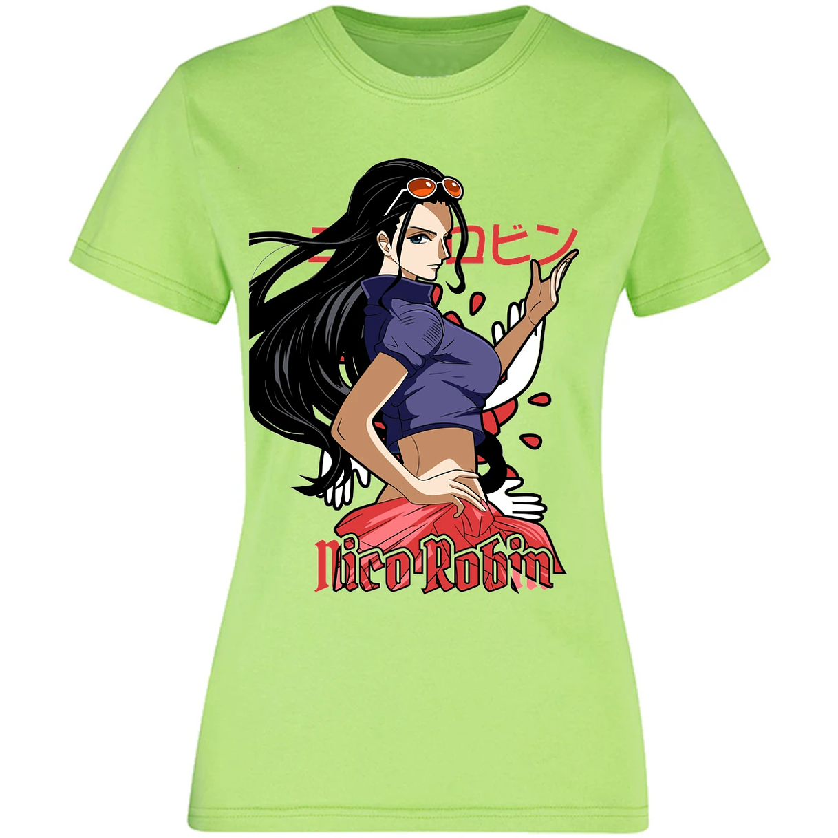Blusa One Piece Nico Robin Blusa para Mujer 16